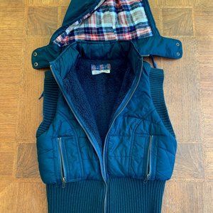 Free People Vest w/ Removable Hood